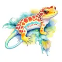 Leopard Gecko tattoo design idea