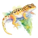 Leopard Gecko tattoo design idea