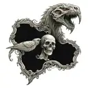 afterlife tattoo design idea