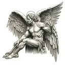 archangel tattoo design idea