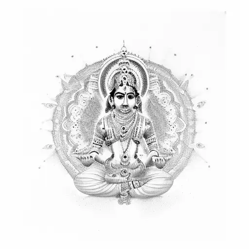 srinivas and lakshmi tattoo design idea