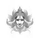 Combine the names 'Srinivas' and 'Lakshmi' into a beautiful symbol representing their love and bond. tattoo design idea