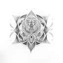 Combine the names 'Srinivas' and 'Lakshmi' into a beautiful symbol representing their love and bond. tattoo design idea