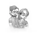 srinivas and lakshmi name together as family mom and dad tattoo design idea