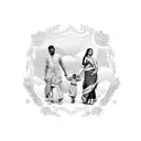 srinivas and lakshmi name together as family mom and dad tattoo design idea