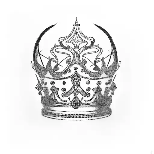 Heavy is the crown tattoo design idea