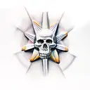 saint james shell tattoo design idea