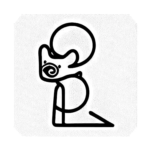 cute cartoon tattoo design idea