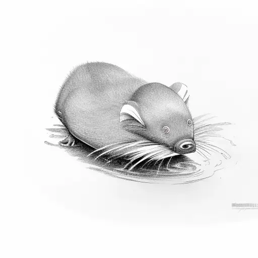 platypus tattoo design idea