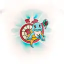 squirtle tattoo design idea