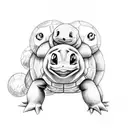 squirtle tattoo design idea