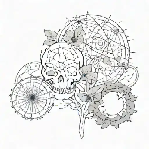 Dispare and griefness tattoo design idea