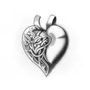 Crying Heart tattoo design idea