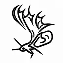 a moth to a flame  tattoo design idea