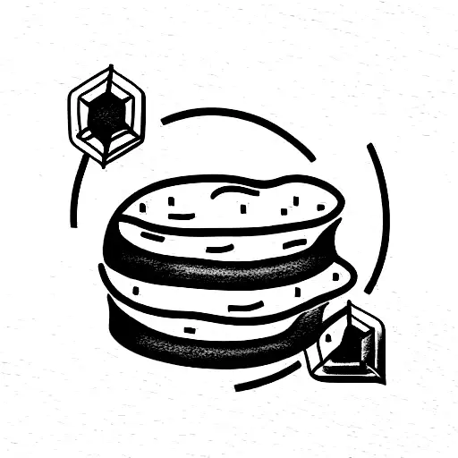 cooking book tattoo design idea