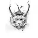 loner tattoo design idea