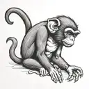 hear no evil speak no evil monkey tattoo design idea