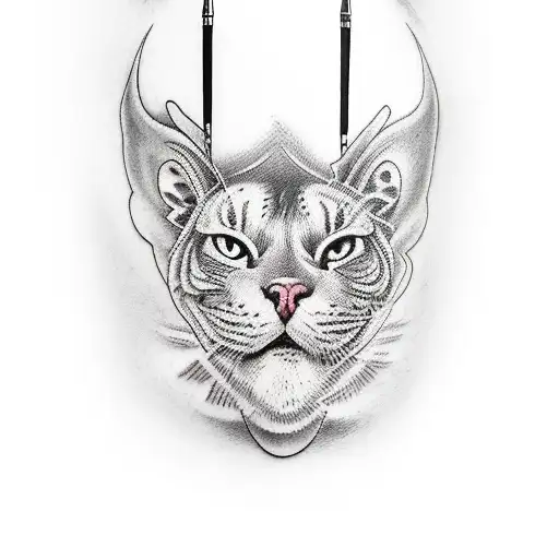 A realistic portrait of a loved one playing a musical instrument tattoo design idea