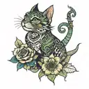 meena tattoo design idea