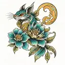 meena tattoo design idea