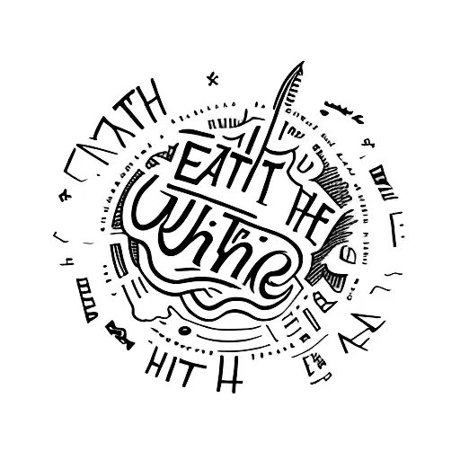 "EAT THE RICH" text, all caps with "A" being replaced with anarchy symbol tattoo design idea