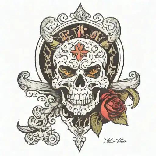 stand for all fear none tattoo design idea