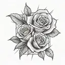 self-confidence, healing, lines,, techno, one line, roses, love tattoo design idea
