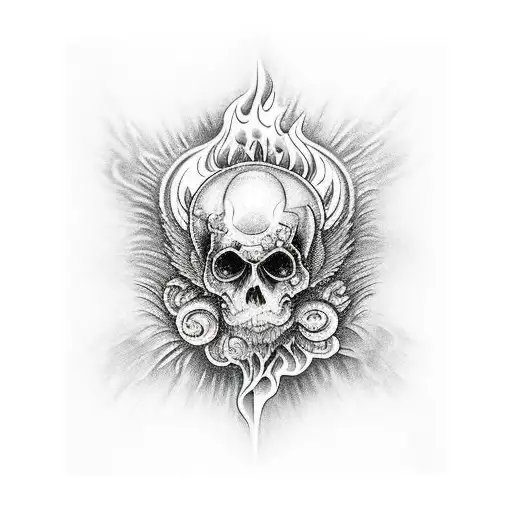 cold and fire, heaven and hell. Don omar tattoo design idea