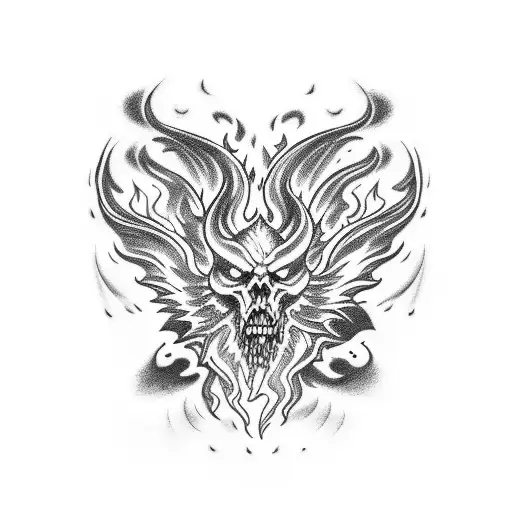 cold and fire, heaven and hell. Don omar tattoo design idea