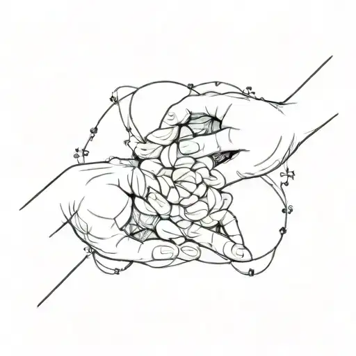 rock paper scissor  tattoo design idea