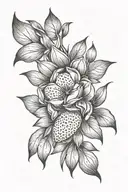 almond design tattoo design idea