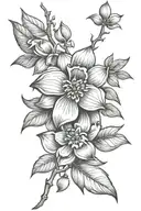 almond design tattoo design idea