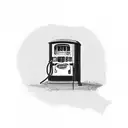 Old timey gas pump labled 76 on it with the gas price at $7.77 and the text fire me up somewhere in the pic tattoo design idea