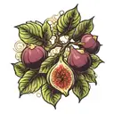 Fig tree tattoo design idea