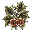 Fig tree tattoo design idea