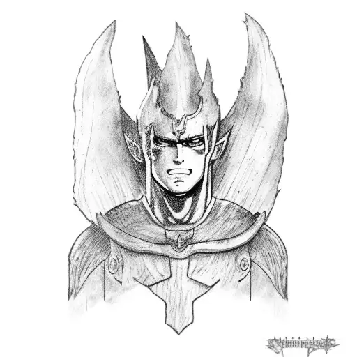 berserk guts tattoo design idea