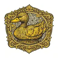 rubber ducky tattoo design idea