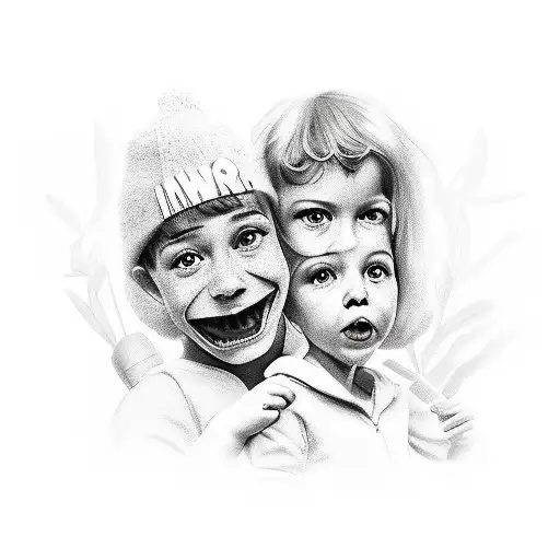 Ana Maria, Bernardo e Bianca tattoo design idea