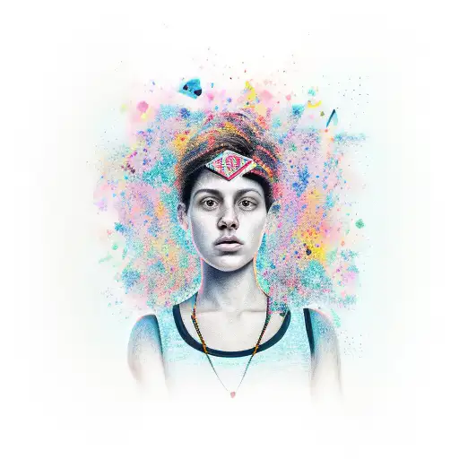 Homage to granddaughter Ana Maria who lives in the USA, and Bianca and Bernardo, who live in Brazil. tattoo design idea