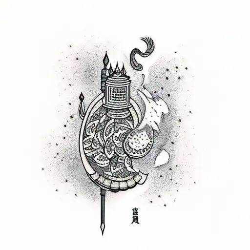 kebab tattoo design idea