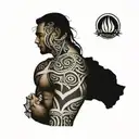 maori arm sleeve tattoo design idea
