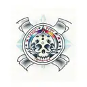 PLUR tattoo design idea