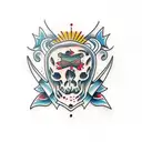 PLUR tattoo design idea