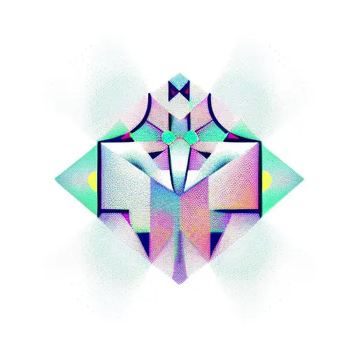 Waking Up app logo with a geometric design tattoo design idea