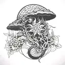 Bay Area references tattoo design idea
