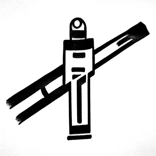 lightsaber tattoo design idea