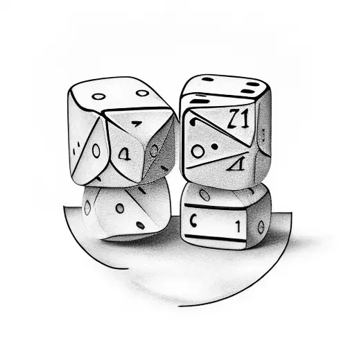 Pair-O-Dice Tattoo