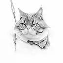 sharp lines 27 tattoo design idea