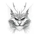 sharp lines 27 tattoo design idea