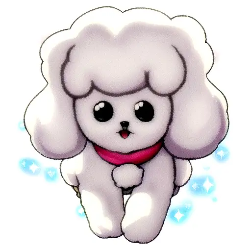 bichon maltese tattoo design idea